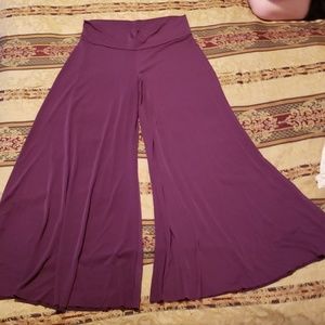 Women's Deep Purple Palazzo Pants
